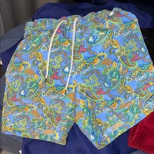 VINTAGE RALPH LAUREN POLO SWIM TRUNKS MEDIUM